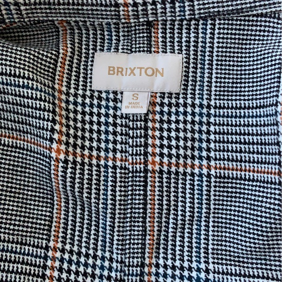 Brixton plaid cropped blazer jacket - Picture 2 of 4